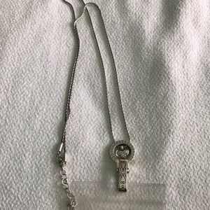 Brighton Sterling Silver Necklace Badge Holder
